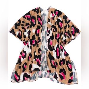 Shireah | Swim Cover Up | Pink Cheetah